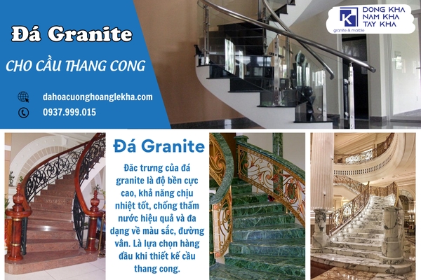 Cách Chọn Đá Granite Cho Cầu Thang Cong Chuẩn Phong Thủy