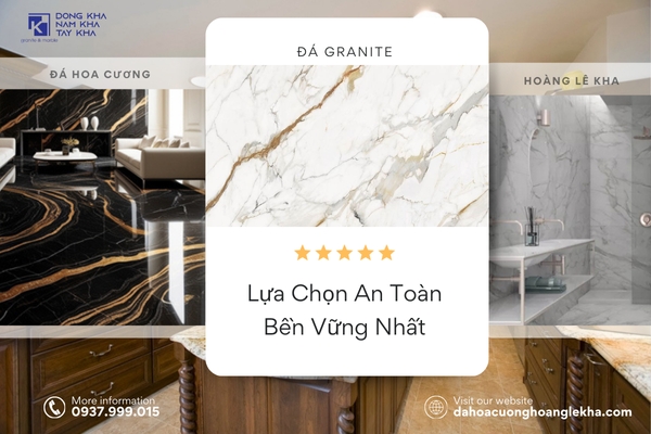 Cắt Và Chuẩn Bị Thức Ăn Trực Tiếp Trên Bàn Bếp Bằng Đá Granite – Lựa Chọn An Toàn Và Bền Vững Nhất