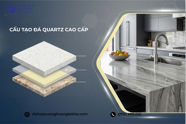 Cấu Tạo Đá Quartz Cao Cấp: Tại Sao Là Lựa Chọn Số 1 Cho Nội Thất?