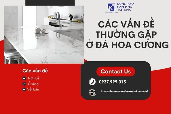 Khắc phục các vấn đề thường gặp ở đá hoa cương