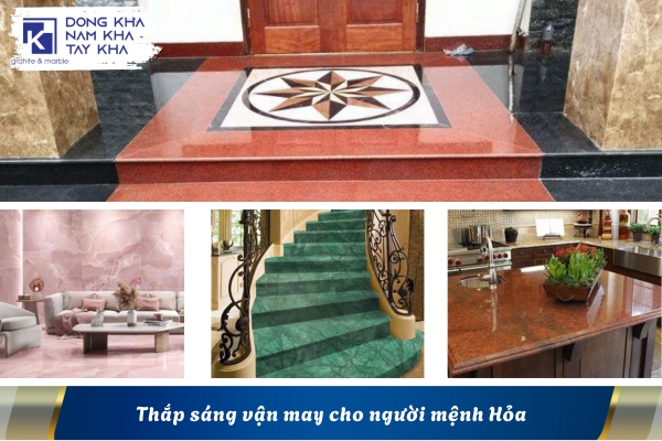 Top những mẫu đá hoa cương ‘thắp sáng vận may’ cho người mệnh Hỏa