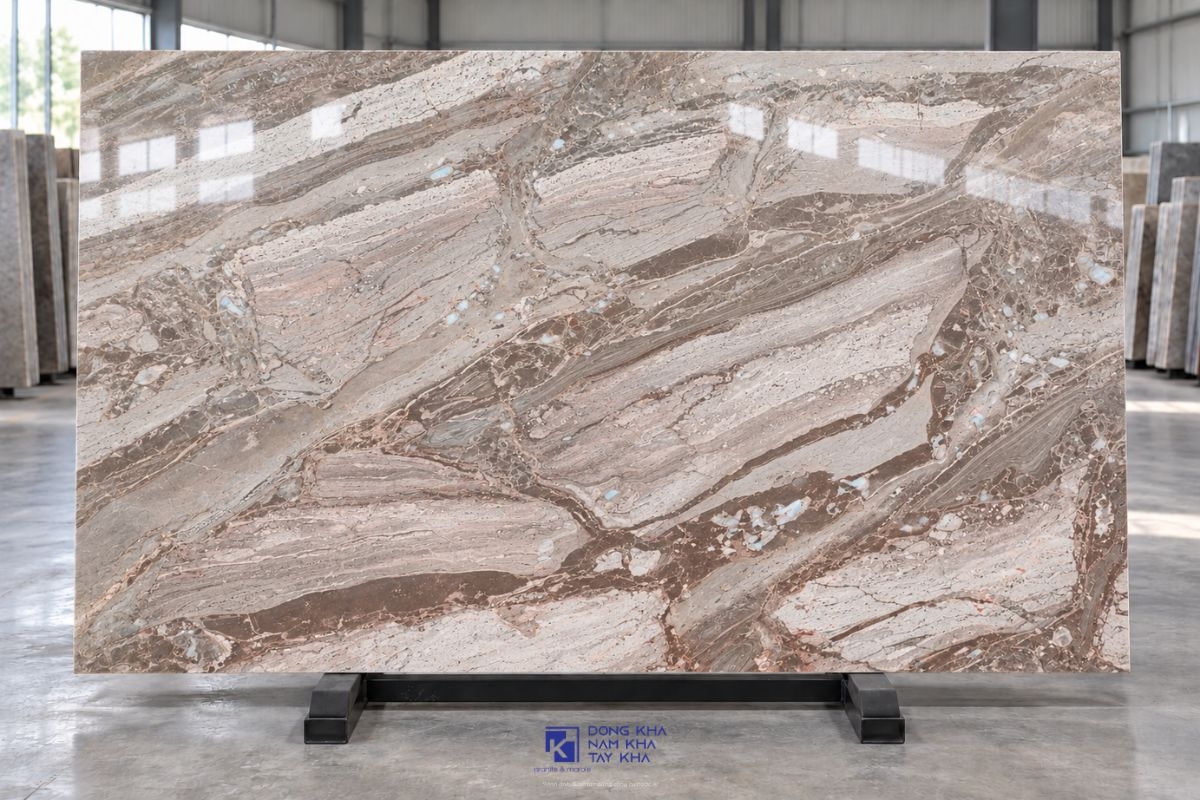 Đá Marble (Cẩm Thạch) Venice Brown