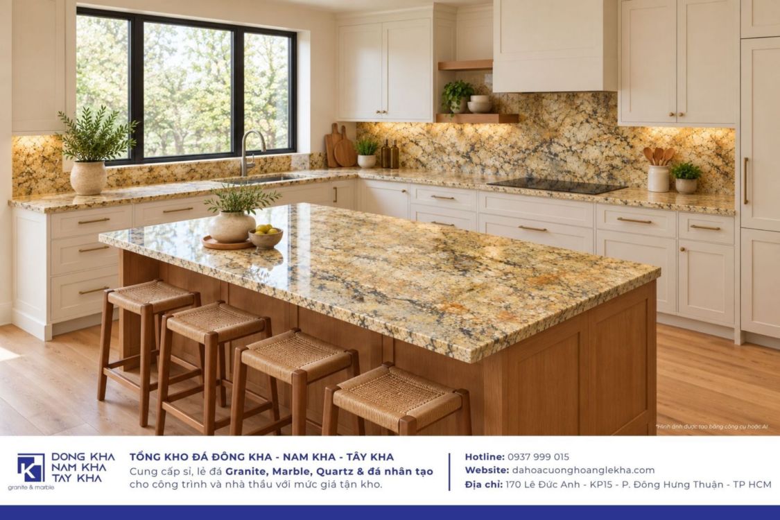 Đá Granite Alaska Gold